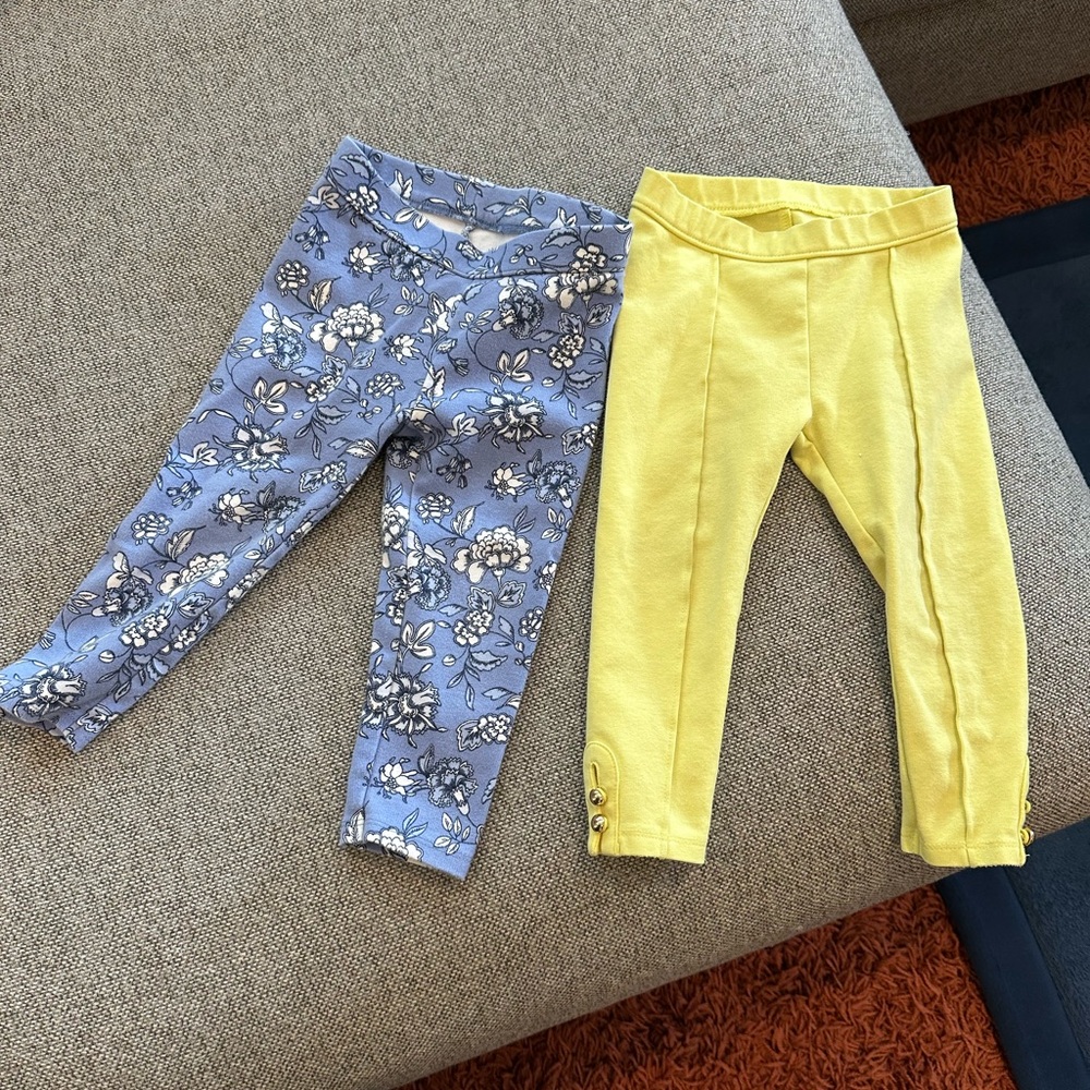 Janie and Jack Toddler Leggings (2 pairs)